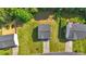 An aerial view of homes showing lush landscaping at 3 Windsor Ct, Kingston, GA 30145