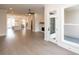 Open concept space with hardwood flooring, living room and kitchen, flooded with natural light at 530 Fisher Dr # 45, Alpharetta, GA 30009