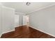Bedroom featuring hardwood floors, neutral paint, and closet space at 2756 Gresham Se Rd, Atlanta, GA 30316