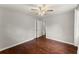 Comfortable bedroom with hardwood floors, ceiling fan, and closet space at 2756 Gresham Se Rd, Atlanta, GA 30316