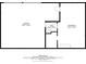Floor plan showcasing the garage, hall, and basement layout with labeled dimensions at 291 N Briar Rdg, Woodstock, GA 30189