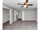This open bedroom boasts neutral paint, carpet and access to a closet at 409 Ivy Terrace Dr, Dallas, GA 30157