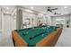 Basement with a billiards table, seating, and plenty of space for recreation at 148 Copper Hills Dr, Canton, GA 30114