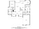 Detailed first-floor floorplan of the home showcasing kitchen, bedrooms, living room, and garage at 148 Copper Hills Dr, Canton, GA 30114
