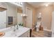 Neutral bathroom with a shower and vanity at 2005 Ashton Pointe Dr, Dacula, GA 30019
