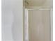 Shower stall featuring white framing with semi opaque glass door at 2005 Ashton Pointe Dr, Dacula, GA 30019