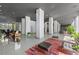 A spacious, well lit lobby area with seating and decor at 215 Piedmont Ne Ave # 1001, Atlanta, GA 30308