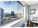 Stunning city views from this condo with large windows, natural light, and hardwood floors at 215 Piedmont Ne Ave # 2208, Atlanta, GA 30308