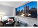 Breathtaking night city views from this condo with large windows, natural light, and hardwood floors at 215 Piedmont Ne Ave # 2208, Atlanta, GA 30308