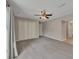Cozy bedroom featuring a ceiling fan, closet, and neutral paint at 2637 Elkhorn Dr, Decatur, GA 30034