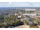 Decatur, GA aerial view of home near Columbia Middle School and Bob Mathis Elementary School with Atlanta skyline in background at 3000 Cathedral Place Pl, Decatur, GA 30034