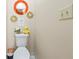 Small bathroom featuring tile flooring, and whimsical decorations at 3000 Cathedral Place Pl, Decatur, GA 30034