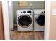 Laundry room with front loading washer and dryer at 199 Candy Ln, Canton, GA 30115