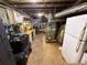 Spacious unfinished basement with storage and mechanical systems at 2413 N. Decatur Rd, Decatur, GA 30033