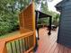 Stunning deck with a gazebo overlooking the peaceful backyard is great for entertaining at 2413 N. Decatur Rd, Decatur, GA 30033