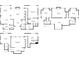 Detailed floor plan showcasing multiple bedrooms, recreation room, and exercise area at 2216 Trammel Rd, Cumming, GA 30041