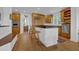 Spacious kitchen with wooden cabinets, stainless steel appliances, and center island at 2216 Trammel Rd, Cumming, GA 30041