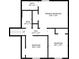 Upstairs floor plan featuring a primary bedroom, two additional bedrooms, and two bathrooms at 3919 Valley Brook Rd, Snellville, GA 30039