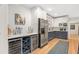 Convenient kitchenette with modern appliances, wine coolers, and ample counter space at 8643 Ellard Dr, Alpharetta, GA 30022