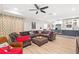 Spacious living room with stylish decor, comfortable seating, and modern amenities for relaxation at 8643 Ellard Dr, Alpharetta, GA 30022