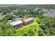 Scenic aerial view of two condo buildings nestled among lush greenery and neighborhood at 3330 Overland Dr, Roswell, GA 30075