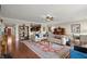 Cozy living room with hardwood floors, and a beautiful open floor plan at 3330 Overland Dr, Roswell, GA 30075