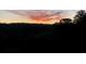 A beautiful sunset over a dark tree line at 3330 Overland Dr, Roswell, GA 30075