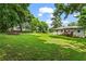 Expansive backyard featuring lush greenery and mature trees offering great space for outdoor enjoyment at 629 Dunton Se Cir, Smyrna, GA 30082