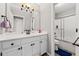 Bathroom featuring a shower, vanity, and tile floor at 435 Ruby Forest Pkwy, Suwanee, GA 30024