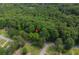Aerial view of property surrounded by mature trees at 2383 Edgewater Sw Dr, Atlanta, GA 30311