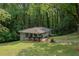 Lush backyard with trees surrounding the home at 2383 Edgewater Sw Dr, Atlanta, GA 30311