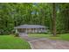Well-manicured front yard with lush trees surrounding the property at 2383 Edgewater Sw Dr, Atlanta, GA 30311