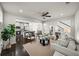 Spacious open-concept living area with seamless flow to the kitchen, ideal for modern living and entertaining at 1922 Perry Nw Blvd, Atlanta, GA 30318