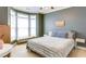 Cozy bedroom with a large window, neutral walls, carpet, and plush bed at 4084 Fort Sumter Nw Lndg, Acworth, GA 30101