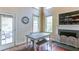 Bright dining area with a table, bench, and natural light at 4084 Fort Sumter Nw Lndg, Acworth, GA 30101