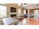 Open living area featuring a fireplace, piano, and comfortable seating at 4084 Fort Sumter Nw Lndg, Acworth, GA 30101