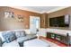 Inviting living room with TV, comfortable seating, and stylish decor at 4084 Fort Sumter Nw Lndg, Acworth, GA 30101