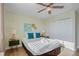 Bright bedroom with modern decor, comfortable bed, and ample closet space, a perfect retreat at 215 Piedmont Ne Ave # 1406, Atlanta, GA 30308