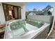 Relaxing hot tub with views of the backyard, adjacent to the living area for easy access at 1045 Shepherds Ne Ln, Atlanta, GA 30324