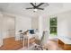 Office space with bright windows, hardwood floors, and access to closet and storage spaces at 3422 Maplehurst Dr, Decatur, GA 30032