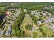 Aerial view showing estate home surrounded by mature trees on a large lot at 3842 Ernest W Barrett Sw Pkwy, Marietta, GA 30064