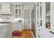 Well-appointed kitchen with marble counters, stainless steel appliances, and custom cabinets at 3842 Ernest W Barrett Sw Pkwy, Marietta, GA 30064