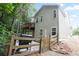 Backyard area with a fence and wooded views at 428 Redwood Trl, Canton, GA 30114