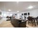 Open finished basement space with multiple entertainment options and functional design at 428 Redwood Trl, Canton, GA 30114