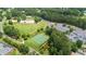 Community park featuring a basketball court, playground, lush green space, and plenty of parking at 428 Redwood Trl, Canton, GA 30114