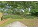 Spacious backyard with mature trees providing shade and privacy for outdoor enjoyment at 1261 Cliffwood Se Dr, Smyrna, GA 30080