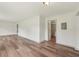 Bright living room featuring modern wood floors and neutral wall paint at 1261 Cliffwood Se Dr, Smyrna, GA 30080