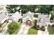 Aerial view shows a home's roof, driveway, landscaping, and surrounding neighborhood at 2657 Albion Farm Way, Duluth, GA 30097