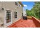 Side view of the back deck with grill at 3943 Alexandra Oak Ct, Suwanee, GA 30024