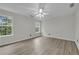 Bedroom with new floors and lots of light at 3943 Alexandra Oak Ct, Suwanee, GA 30024